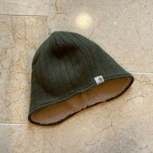 Olive heathery Carhartt hat